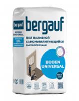 Самонивелирующийся наливной пол Bergauf Boden Universal, 20 кг , РОССИЯ, код 0430404016, штрихкод 461008838244, артикул