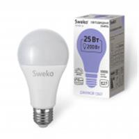 Лампа 25W Светодиодная SWEKO 42 серия 42LED-A70--230-6500K-E28, КИТАЙ, код 05103010080, штрихкод 468000638699, артикул 38699
