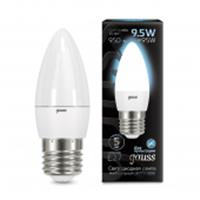 Лампа 9.5W Led Gauss Свеча E27 4100К Лампа 103102211, КИТАЙ, код 0510302084, штрихкод 462713627970, артикул 103102210