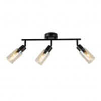 Спот Escada 10172/3A E14*40W Black/Amber, КИТАЙ, код 0521000177, штрихкод 505037097460, артикул 10172/3A Amber