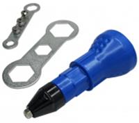 Vertextools насадка для шуруповерта заклепочник шестигранный хвостовик 2.4-3.2-4-4.8 мм нз-24-48, КИТАЙ, код 0600900471, штрихкод 461010665427, артикул НЗ-24-48