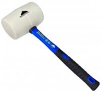 Vertextools киянка резиновая 680 г. белая резина, фибергласовая рукоятка 10-45-680, КИТАЙ, код 0660300079, штрихкод 463017100024, артикул 10-45-680