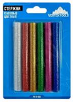 Vertextools цветные клеевые стержни 11х100мм 19-11-100, КИТАЙ, код 06606030013, штрихкод 463017101276, артикул 19-11-100