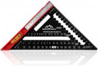 Vertextools угольник многофункциональный profi 7 в 1, inox+abs толщина 1,9 мм 3046-1, КИТАЙ, код 06607030007, штрихкод 463017102551, артикул 3046-1