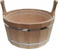 Ушат DoorWood 20 л с пластмассовой вставкой ШТП-20 (ольха)