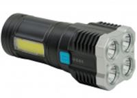 Фонарь LED ручной аккумуляторный USB ZOOM TH2409, Китай, код 05217010101, штрихкод 465781407507, артикул 48789