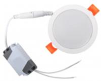 Светильник встраиваемый круг белый GLP-DECO-R2-7BT-IP40-4-W 412373, Китай, код 05213040376, штрихкод 466012595722