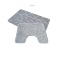 Набор ковриков для ванной комнаты ZALEL 60*100 2-пр GREY, КИТАЙ, код 08602060147, штрихкод , артикул