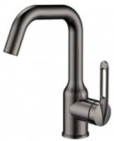 Смеситель для раковины, нержавеющая сталь, оружейная сталь HB10825-3, КИТАЙ, код 0221400189, штрихкод 694465874363, артикул HB10825-3