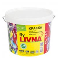 Краска водоэмульсионная акриловая для фасадов LIVNA FL147 база А (10 л) Б, РОССИЯ, код 04102060028, штрихкод 463003821762, артикул 60642