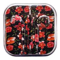Проводные наушники с микрофоном вкладыши - MD827ZM Jack 3,5 (black/red) (EP07) 54841