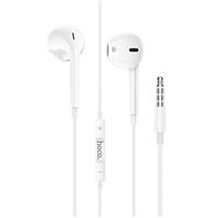 Проводные наушники с микрофоном вкладыши Hoco M101 Crystal joy Jack 3,5 (white) 235084