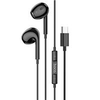 Проводные наушники с микрофоном вкладыши Hoco M101 Max Crystal Jack 3,5 (black) 235087