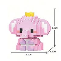Конструктор - Слон (pink) 236604