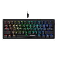 Клавиатура Defender Deimos GK-303 игровая механическая (61кн, TNT Pink) (black) 237350