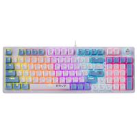 Клавиатура Defender Hawk GK-418 игровая механическая (97кн, OUTEMU Red) (blue) 237351