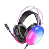 Компьютерная гарнитура Hoco W109 Plus с микрофоном Jack 3.5/USB (black) 222427