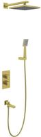 Душевая система (стойка) Timo Petruma SX-5049/17SM золото матовое