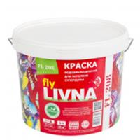 Краска высокой белизны для потолков LIVNA FL208 база А (10 л) Б, РОССИЯ, код 04102060030, штрихкод 463003821733, артикул 95114