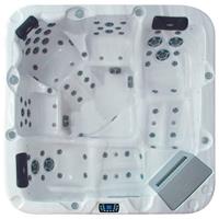 Мини СПА бассейн Jazzi SKT 329A чаша White Pearlcent, обшивка Chocolate, WI-FI