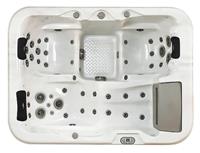Мини СПА бассейн Jazzi SKT 335D чаша White Pearlcent, обшивка Chocolate, WI-F