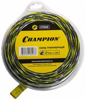Леска триммерная (корд) Champion Tornado 3.0мм* 44м (витой квадрат)