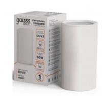 Светильник Gauss Basic, накладной, под лампу GU5.3, белый, КИТАЙ, код 05213020178, штрихкод 461012256393, артикул HD062