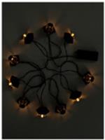 Новогодняя электрогирлянда Фонари на 10 LED ламп, длина 270 cм, 270см арт.89539 (НГ), Китай, код 75004010519, штрихкод 466011515375