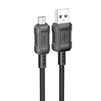 Кабель USB - micro USB Hoco X94 Leader 100см 2,4A (black) 220662