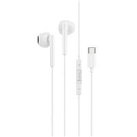 Проводные наушники с микрофоном вкладыши Hoco M65 Special sound Type-C (white) 114054