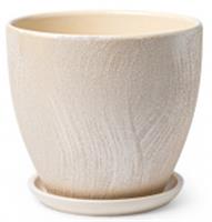 Кашпо Сиде (бежевый) 8.3 л высокий овал, Россия, код 40401080271, штрихкод 463019001623, артикул 016237