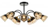 Люстра Escada 1148/9P E27*40W Black/Brass, КИТАЙ, код 05202061465, штрихкод 505037096840, артикул 1148/9P