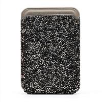 Картхолдер - POSH SHINE россыпь кристаллов SafeMag футляр для карт (gray titanium) 237450