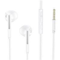 Проводные наушники с микрофоном вкладыши Borofone BM63 Jack 3,5 (white) 202592