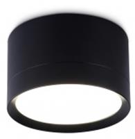 Накладной точечный светильник GX53 TN52357 BK черный GX53 max 12W D82*50, КИТАЙ, код 05213020194, штрихкод 465030461376, артикул