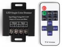 Контроллер диммер д/одноцветных пультом 2.4G 30A 12V 360W/ 24V 720W GS11051 (CR2025), КИТАЙ, код 05228050158, штрихкод 465030460488, артикул GS11051