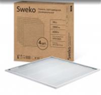 Светодиодная светодиодный SWEKO SLP-U20-36W-595X595-4K-PRISM, КИТАЙ, код 05238010106, штрихкод 463007402059, артикул 02059