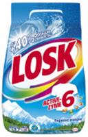 Стиральный порошок LOSK 2,7кг Горное озеро, Россия, код 30301050025, штрихкод 900010141379