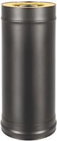 Сэндвич-труба Везувий Black д.115х200 L-0,25м, AISI 430/0,8 мм/оц