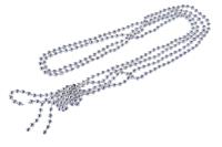 Бусы декоративные пл.4м 19034-0557-4 серебро 266494