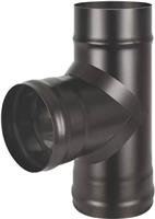 Тройник Везувий Black, 90 град., д.120, AISI 430/1,0мм