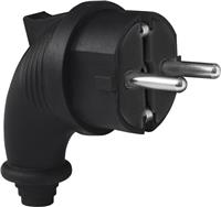 Вилка UNIVersal угловая c/з каучук 16А 250В IP44 1241 (20)