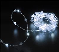 Гирлянда электрическая 100л 10м Льдинка нить LED, 8 режимов, IP-20, белый 725-0056