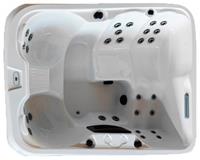СПА бассейн Jazzi SKT 338B1 чаша Pure White, обшивка Chocolate