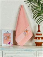 Полотенце Merzuka махровое в коробке 50х90/1 шт Duru (персиковый), Турция, код 01207051583, штрихкод 868107242810, артикул 11962