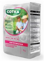 Удобрение Минеральное Сотка® Нитрофоска пак 1кг, РОССИЯ, код 01812040026, штрихкод 460712862166, артикул