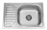 Мойка врезная UZ 7643R хром 760х430х170х0.6мм (в комплекте с крепежной фурнитурой), Китай, код 0270200217 