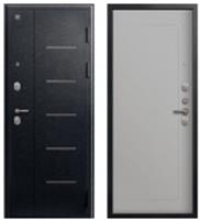 Дверь металлическая V-03 МУАР ЧЕРНЫЙ-КАШЕМИР СИЛЬВЕР (95мм) правая 860*2050 два замка, РОССИЯ, код 03402060365, штрихкод , артикул