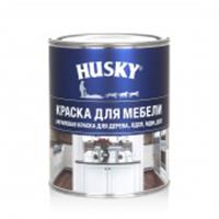Краска для мебели акриловая HUSKY белая (0,9л 6шт) База А, РОССИЯ, код 0410126166, штрихкод 469036405148, артикул 32887