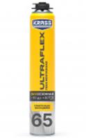 Пена монтажная Krass Ultraflex 65,  пистолетная, всесезонная 0,8л, Беларусь, код 0420104062, штрихкод 465023031019, артикул 9591615